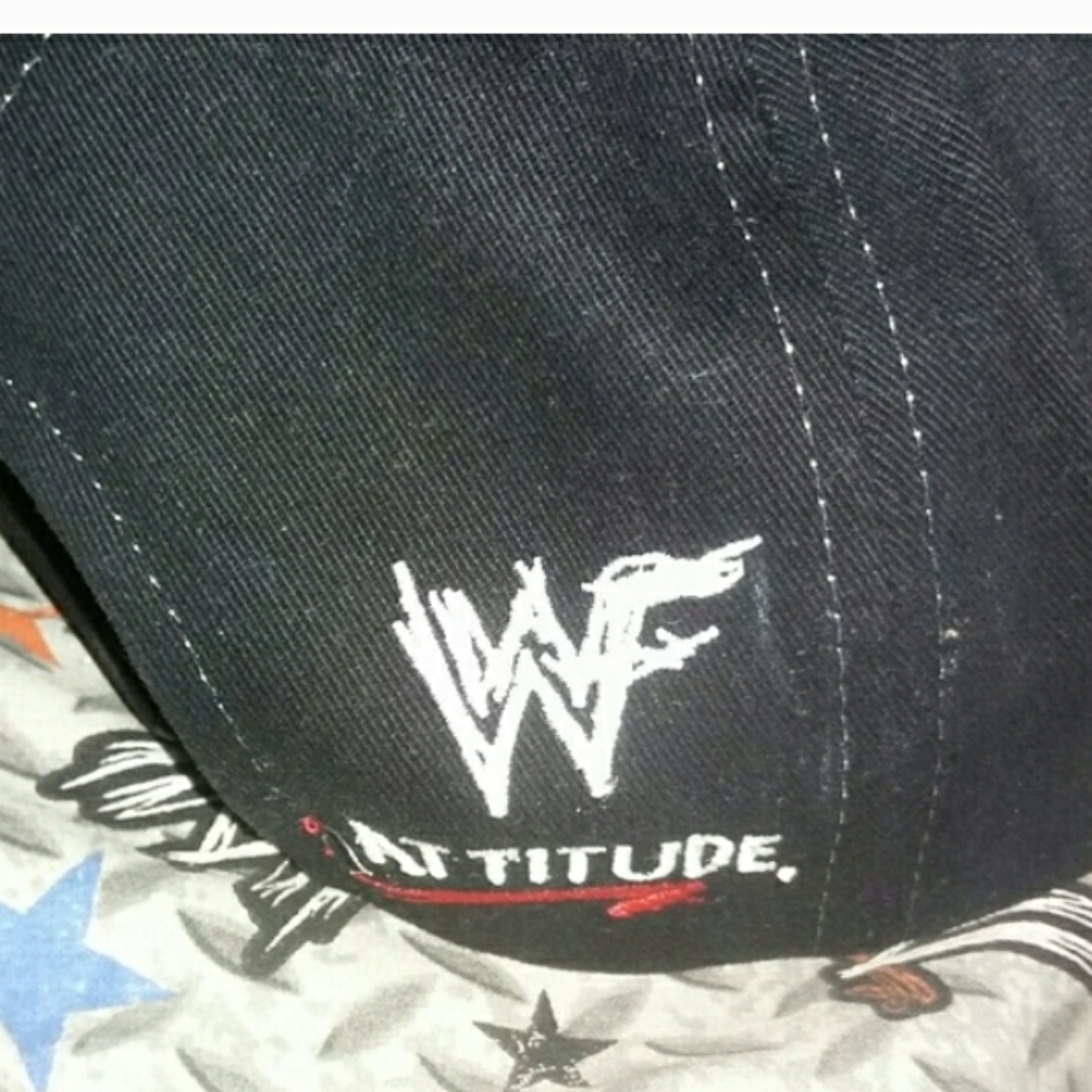 New 2000 The Rock WWF Attitude Hat WWE Vintage Cap - Picture 3 of 5